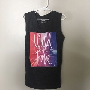 Wild and free old navy kid tank